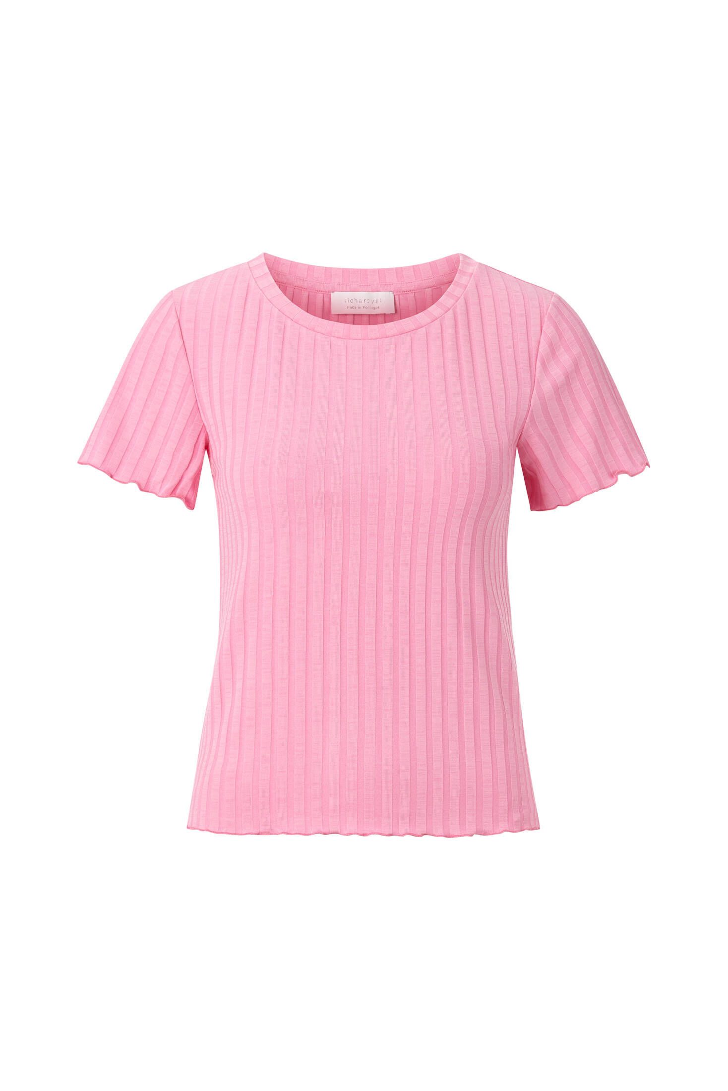 Rich & Royal T-Shirt Damen T-Shirt in Ripp-Optik (1-tlg)