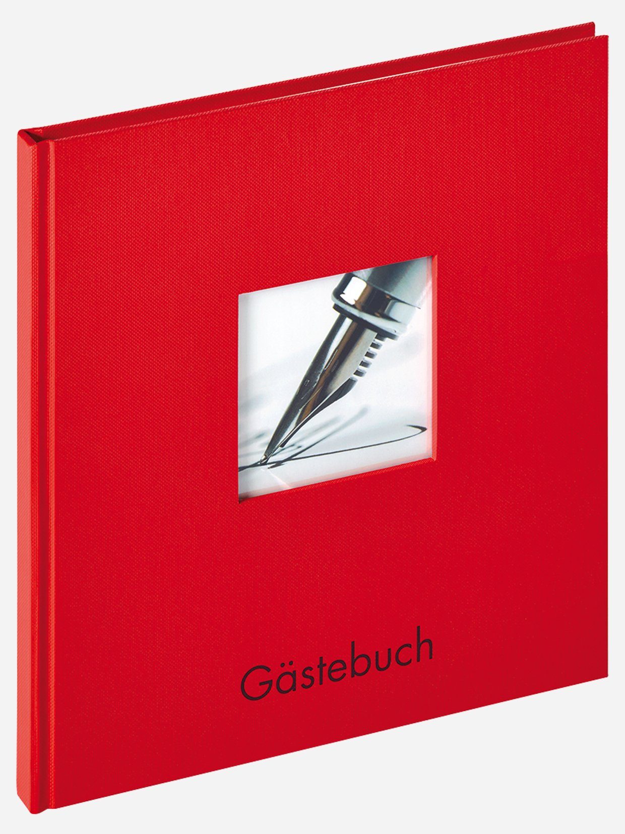 Walther Design Fotoalbum Gästebücher Fun, Gästebuch, Papiereinband, verdeckte Spiralbindung, Prägung