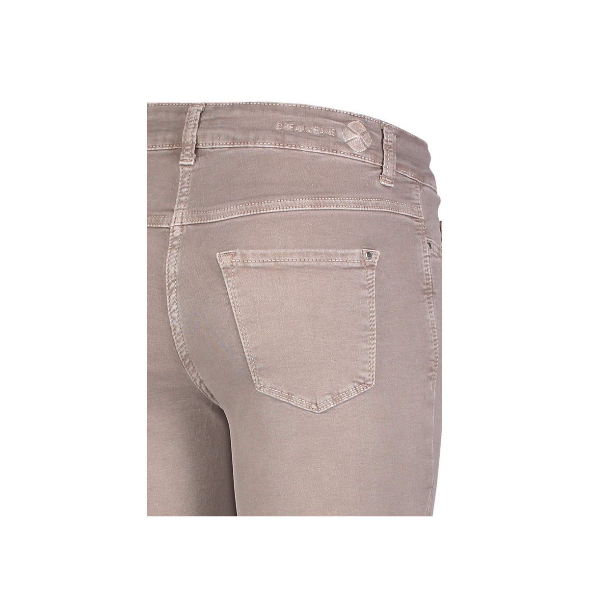 MAC 5-Pocket-Jeans braun (1-tlg) regular