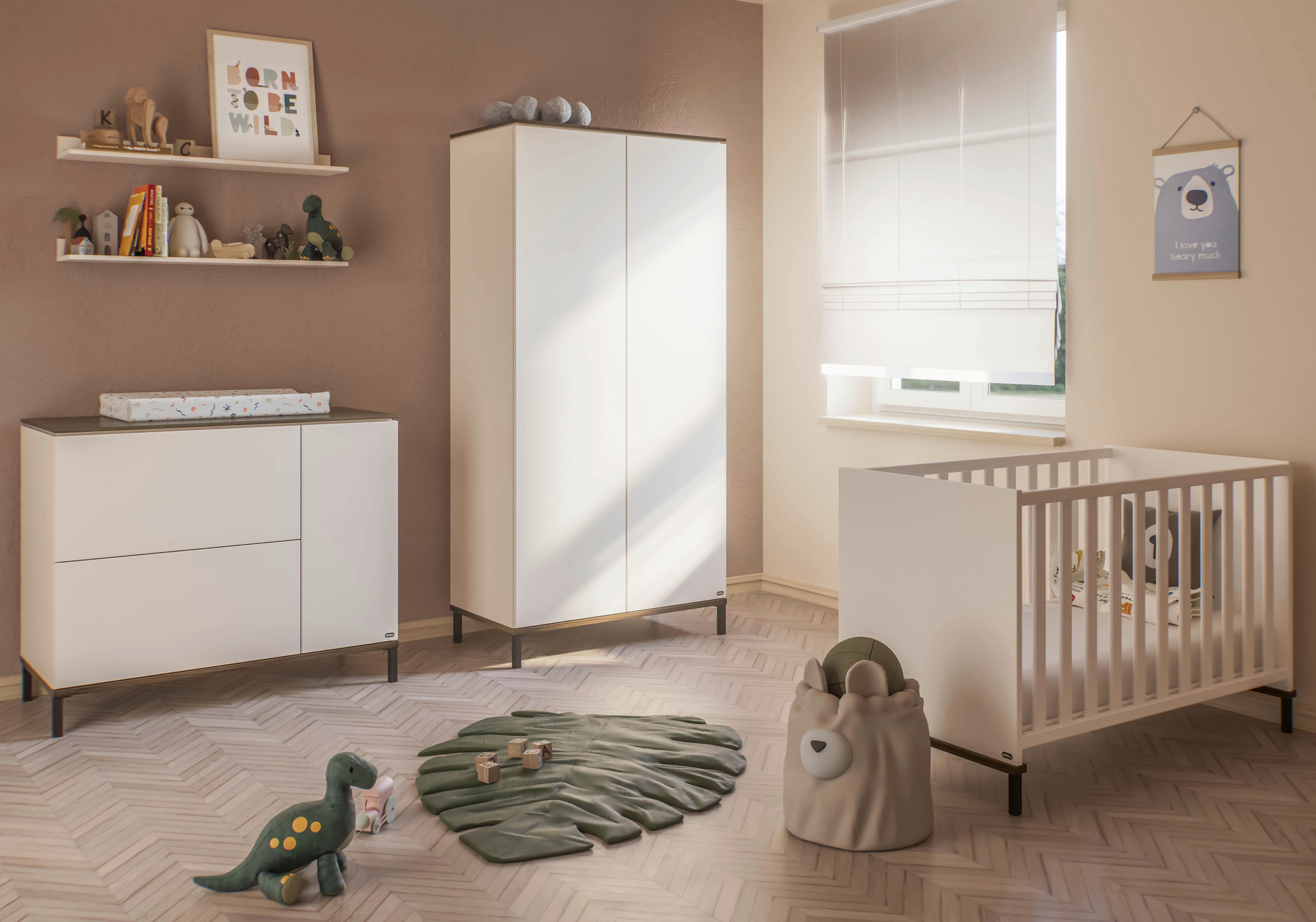 YUNY by PAIDI Wandregal LOVELY ALIV in Off-White, Schweberegal, Breite 95 c günstig online kaufen