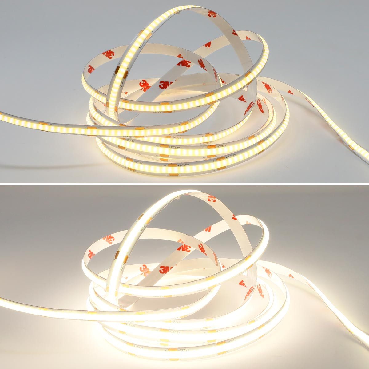 Kanlux LED-Leuchtmittel 3m COB LED Stripe Set mit Dimmer & Netzteil, neutr, neutralweiß