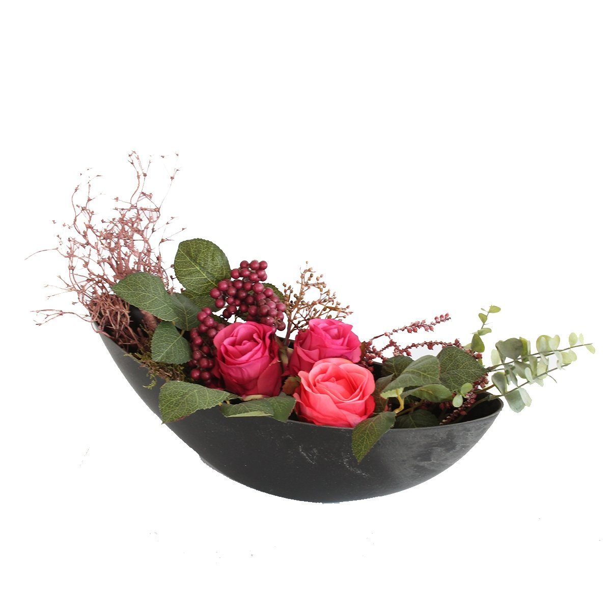 colourliving Blumentopf Blumentopf groß Pflanzschale (1x Pflanzschale), recycelter Kunststoff, Unikat, dekorativ, vielseitig einsetzbar