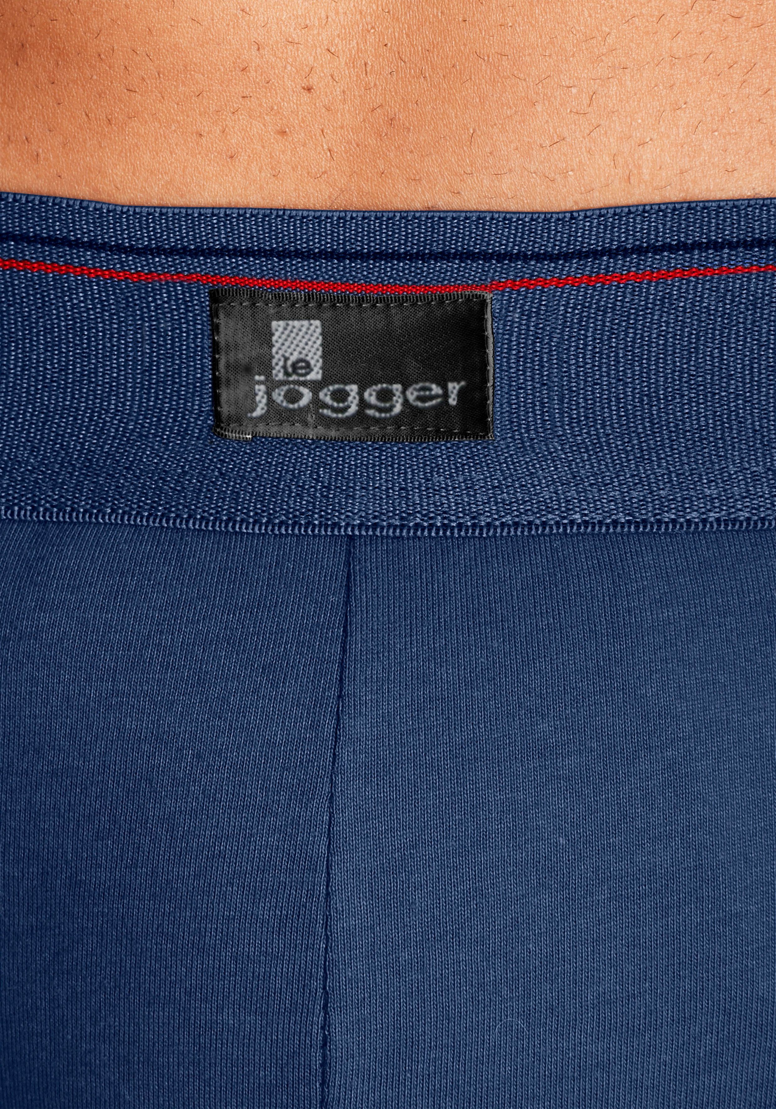 le jogger® Slip Herren Unterhose (Packung, 10-St) nur einfarbig oder in bunter Mixpackung