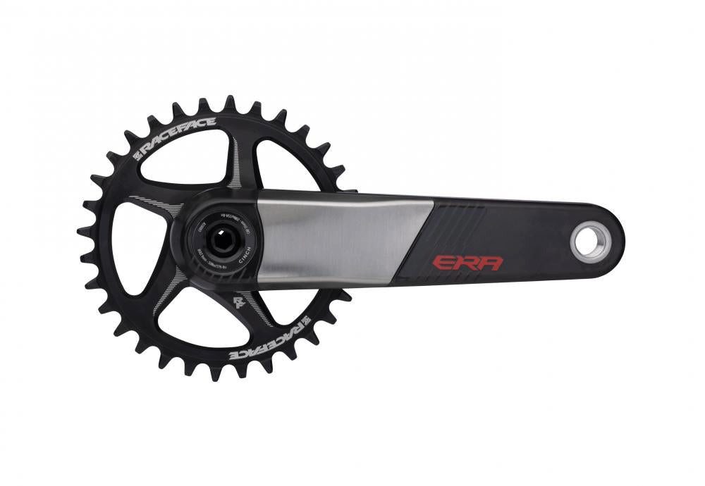 Race Face Fahrradkurbel Race Face Era Carbon Kurbel, 160mm, 30mm, rot - maximale Steifigkeit b