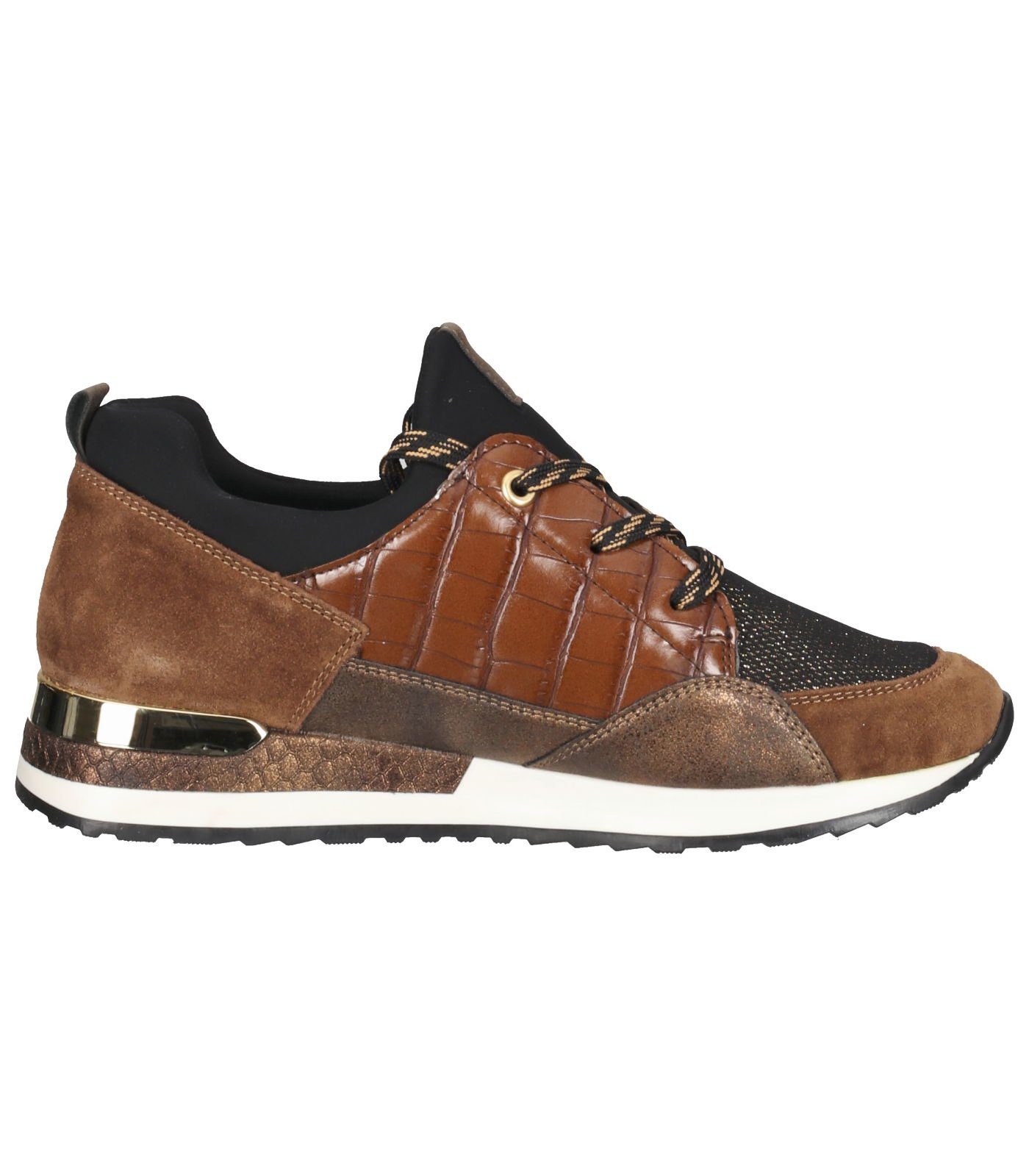 Remonte Sneaker 25 Sneaker Lederimitat amaretto/schwarz-bronze/antik/mogano/schwarz 