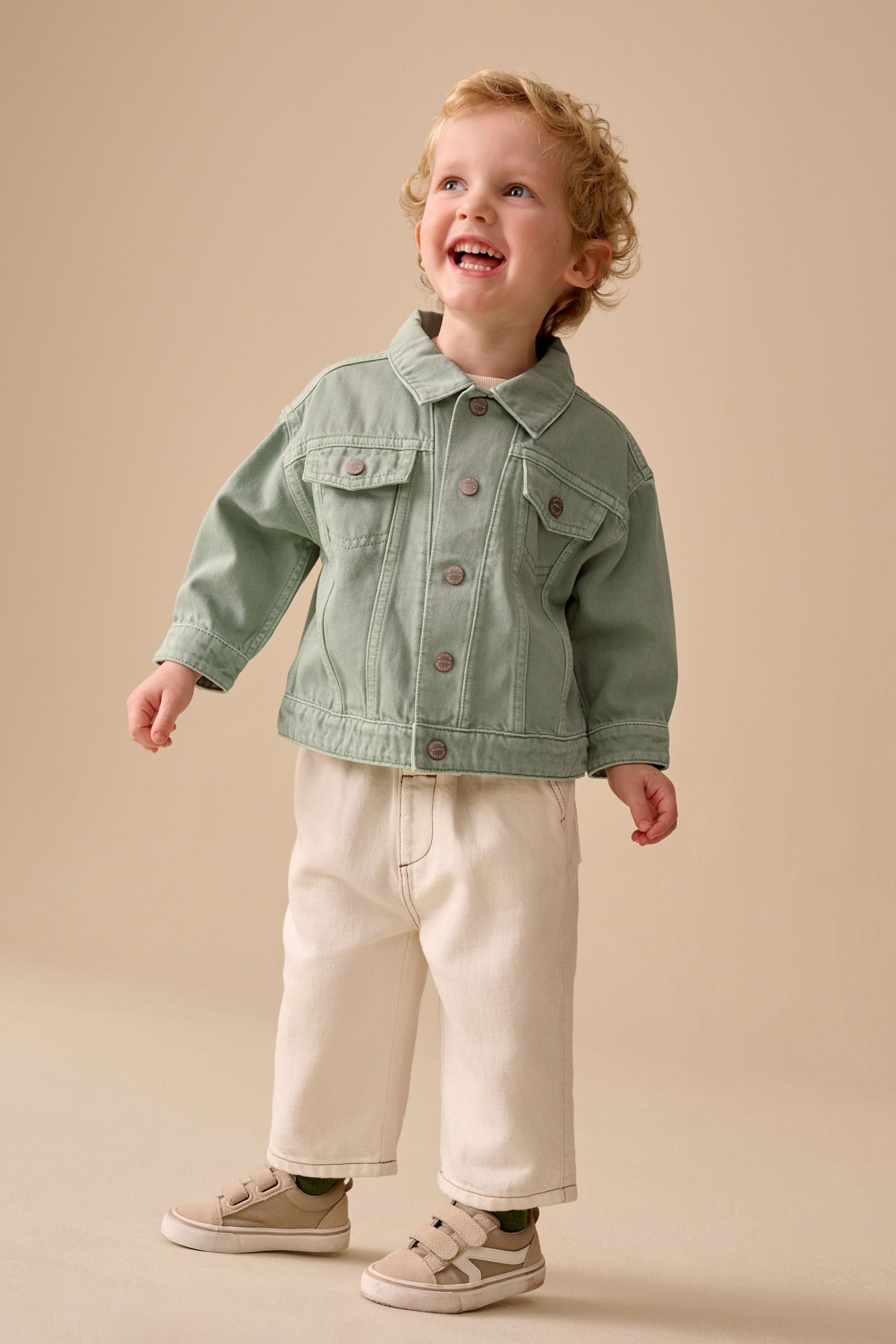 Next Jeansjacke Denim-Jacke aus 100 % Baumwolle (1-St)