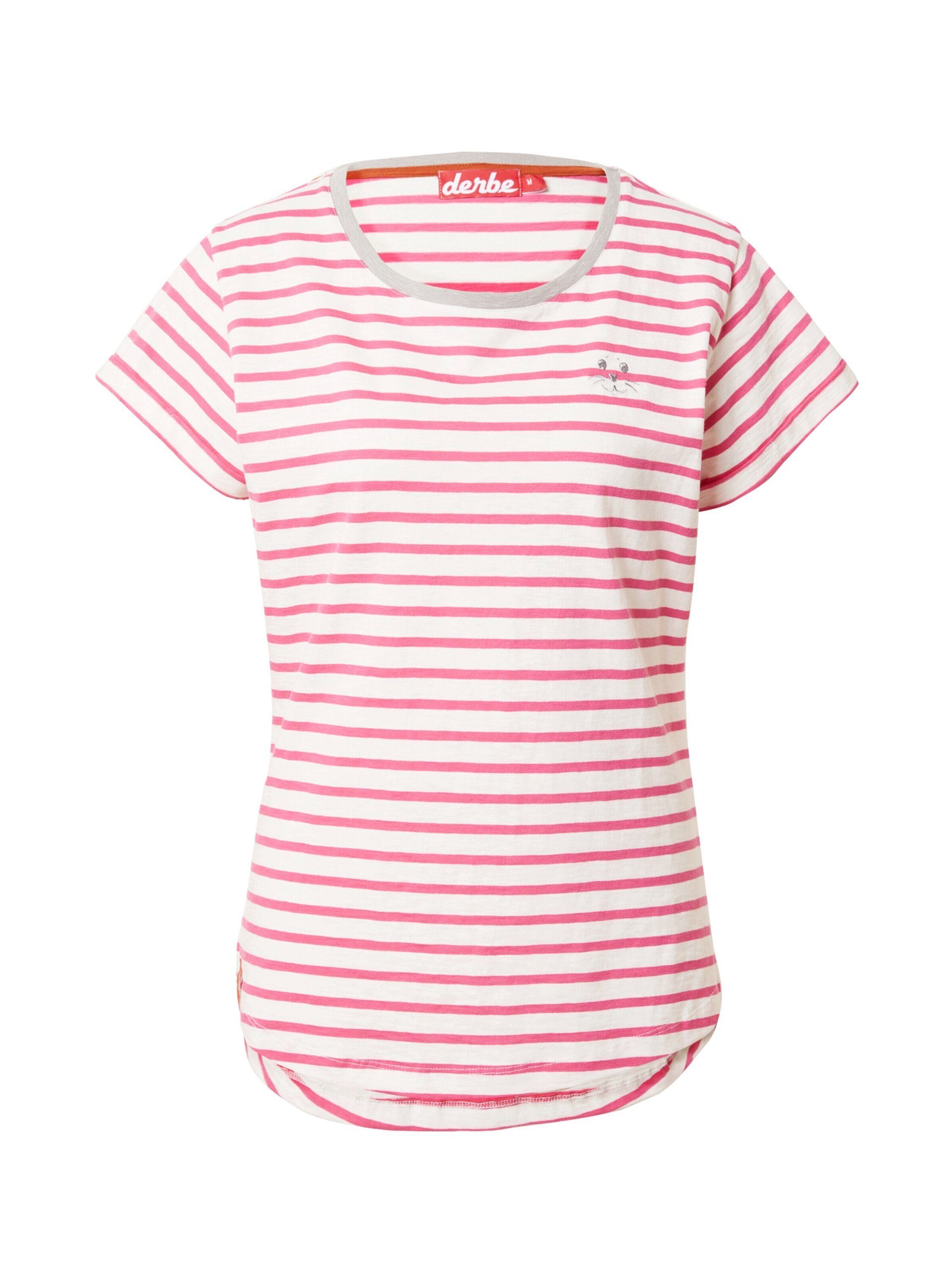 Derbe Kurzarmshirt (1-tlg) Stickerei