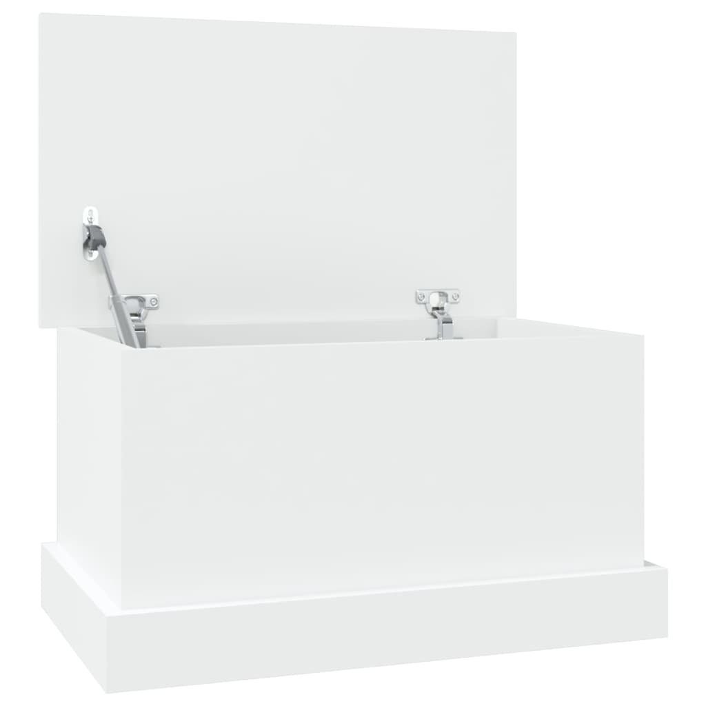 vidaXL Aufbewahrungsbox Truhe Weiß 50x30x28 cm Holzwerkstoff (1 St)