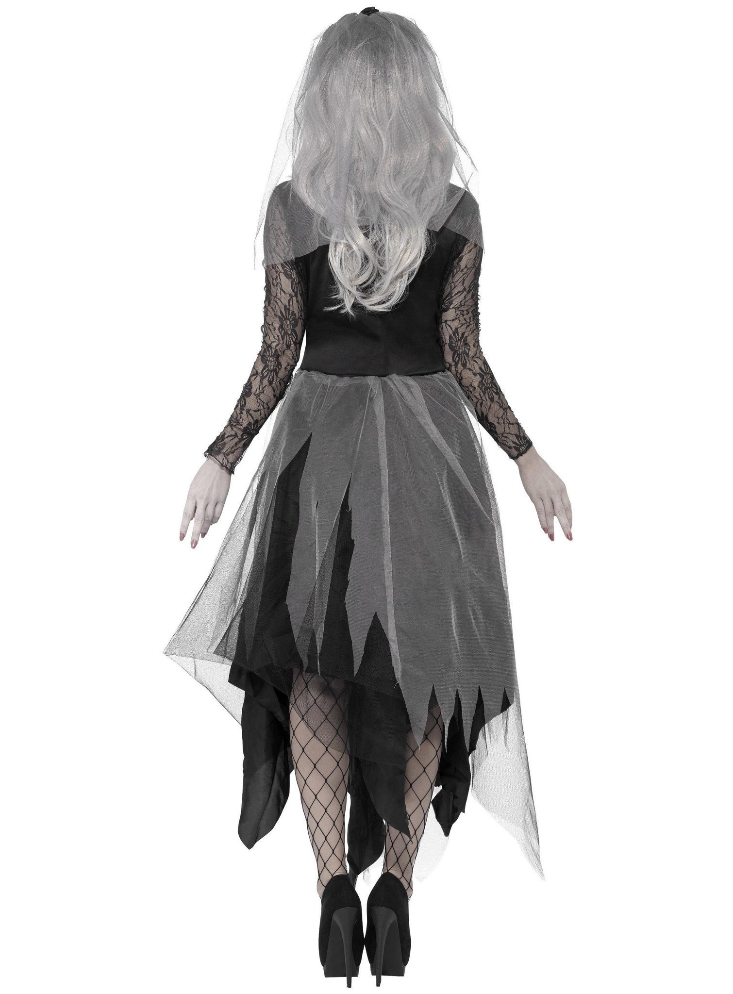 Smiffys Kostüm Gespenstische Schönheit - Halloween Kostüm Damen, Das macht auch im Jenseits was her!