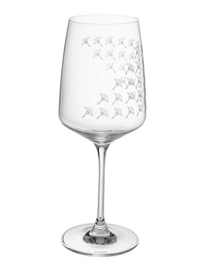 Joop! Weinglas JOOP! LIVING - FADED CORNFLOWER Weißweinglas 2er Set, Glas