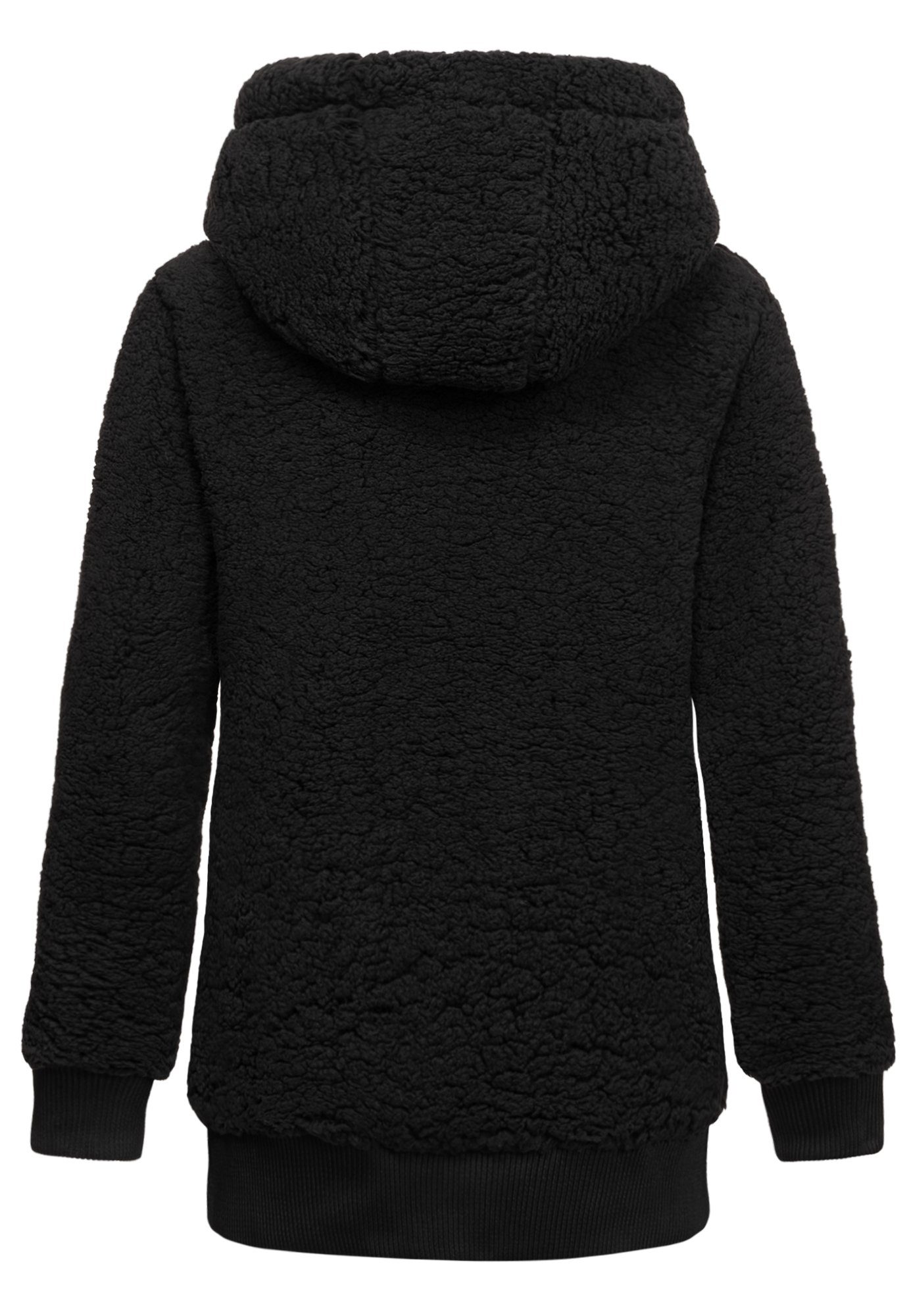 REPUBLIX Kapuzenpullover CHARLIZE Damen Teddy Sweatjacke Plüsch Hoodie Pull günstig online kaufen
