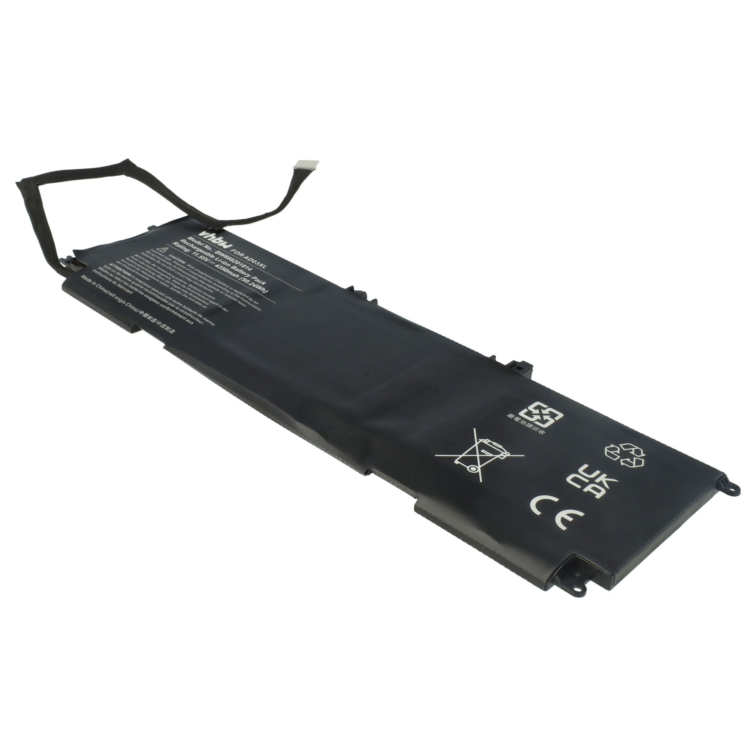 passend 13-AD172TX, 13-AD179TX, Laptop-Akku Envy für 4350 mAh 13-AD173CL, 13-AD177TX, HP vhbw