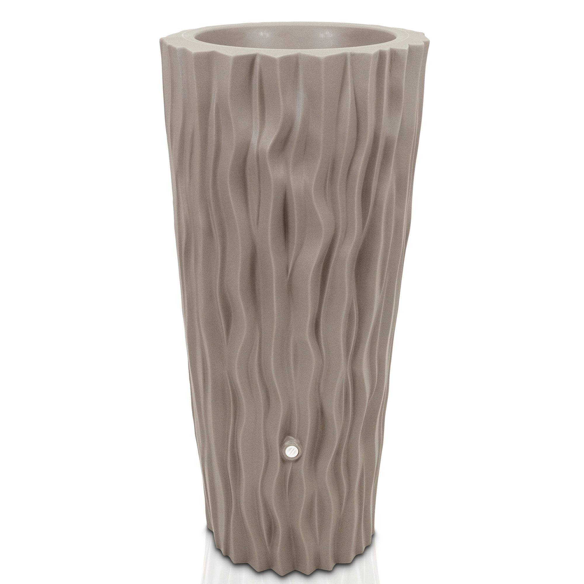 YourCasa Regentonne 160L mit Pflanzschale, frostsicher, Wandtank, Design