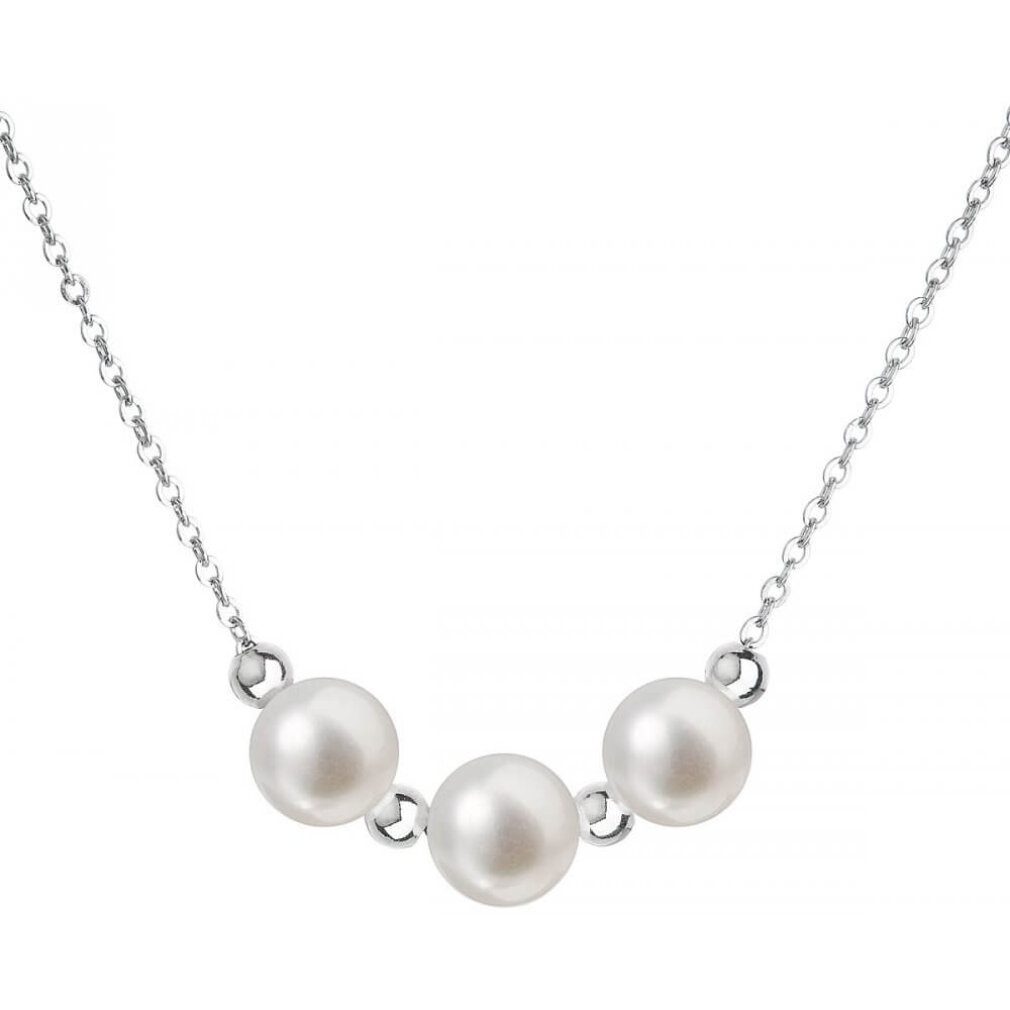Kette mit Einhänger Silver necklace with genuine pearls Pavon 22017.1