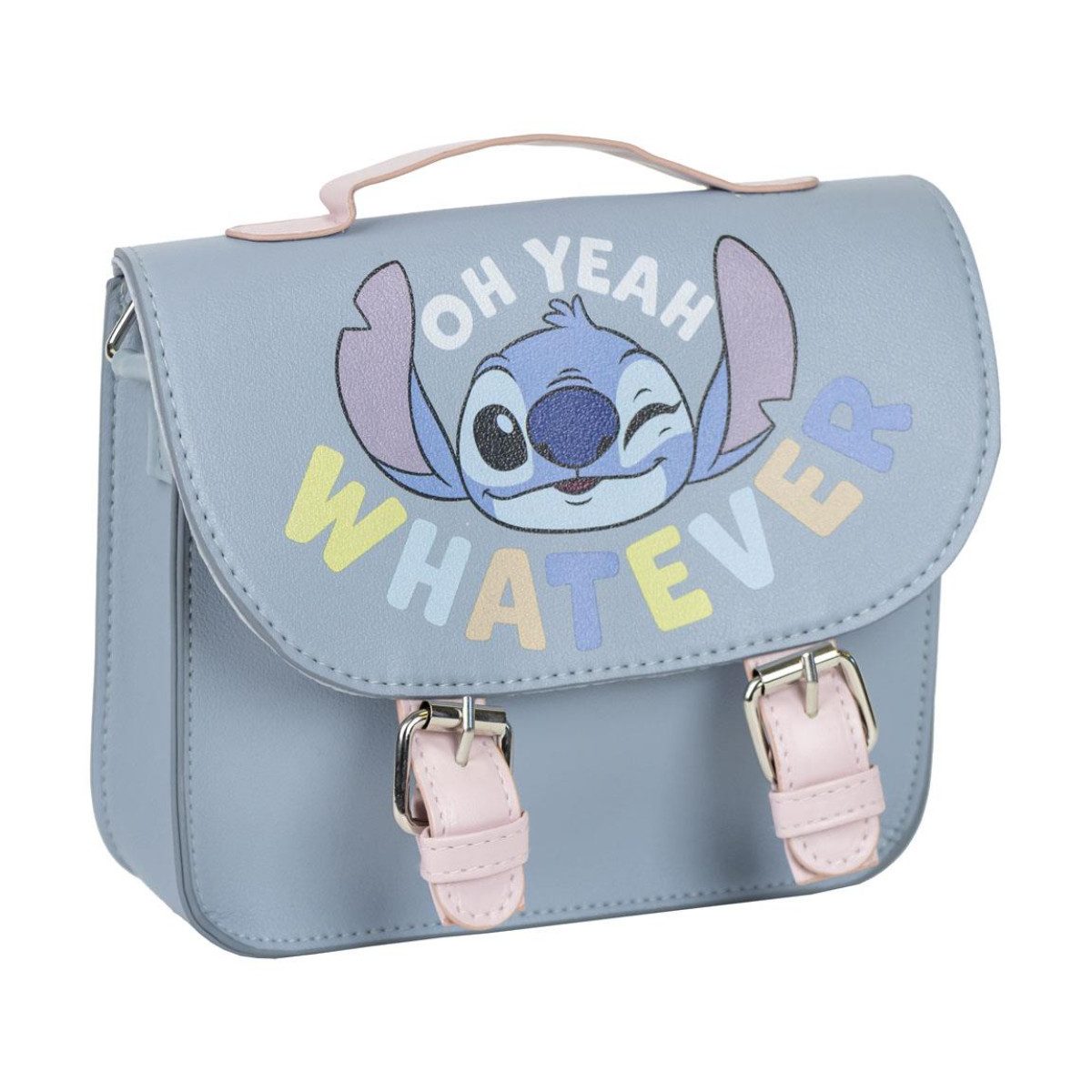 Cerda Umhängetasche Disney Stitch Schultertasche Kinder 18,5x16,5x5 cm 100% PU