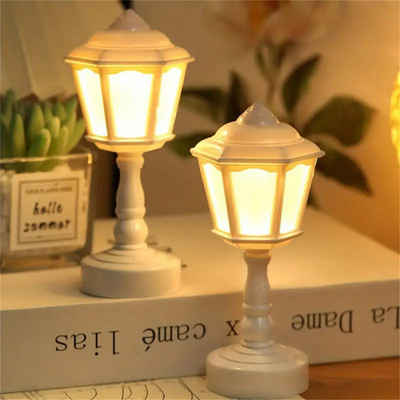 Bifurcation LED Nachtlicht Kleine Tischlampe, Vintage LED-Nachtlampe, Umgebungsbeleuchtung
