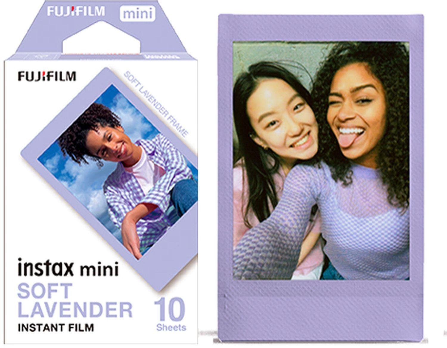 FUJIFILM Fujifilm Sofortbildkamera Mini Lavender Film Soft Instax