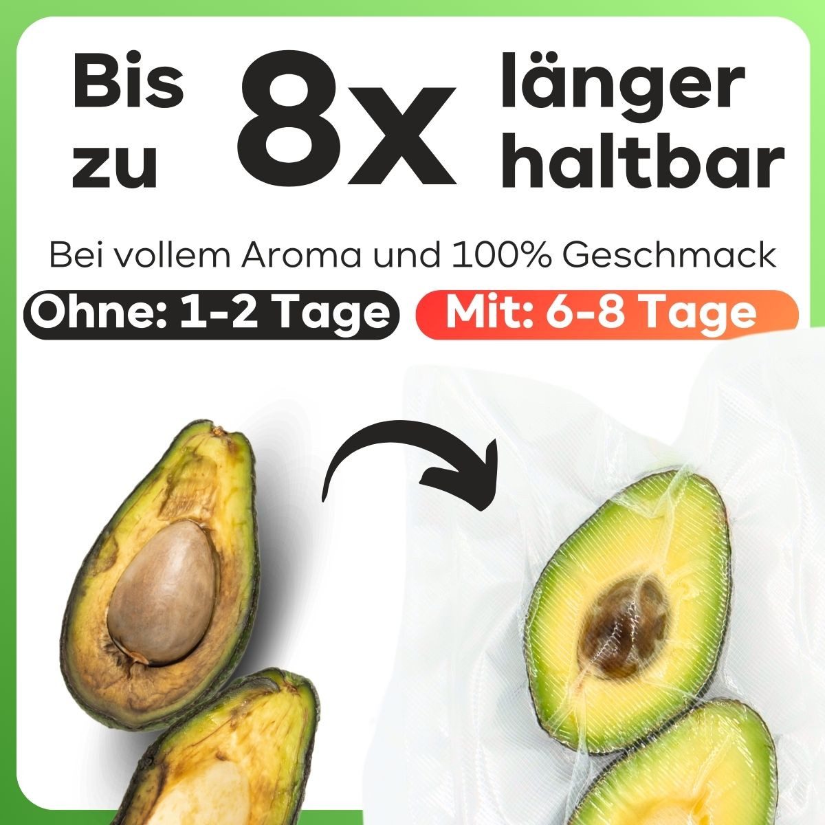 ProfiCook Vakuumierbeutel Vakuum-Ersatzbeutel 8910152, 50 St. Vakuumierbeutel, Vakuumierfolie für alle Marken