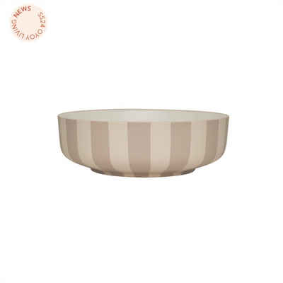 OYOY Living Design Servierschüssel OYOY Living Toppu Bowl large 20x7cm Servierschüssel, Steinzeug