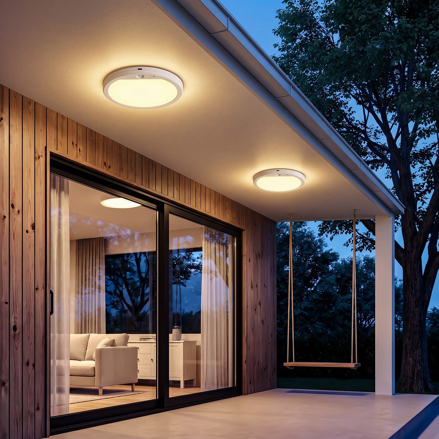 WILGOON Deckenleuchte LED Deckenleuchte mit Bewegungsmelder Magnetische runde Deckenlampe, 3 Modi + 3 Farbtemperaturen, LED fest integriert, Kaltweiß, Warmweiß, Neutralweiß, Rund LED Deckenleuchte Dimmbar Akku für Balkon Flur Garage Treppe Gang
