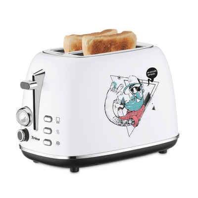 Trisa Toaster Street Art - Toaster - schwarz/weiß