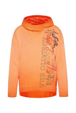 SOCCX Kapuzensweatshirt mit Seitenschlitze