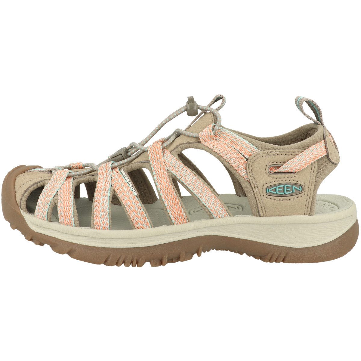 Keen Whisper Damen Sandale Sandaletten, Sommerschuhe, Badeschuhe, Riemchen, Schlappen