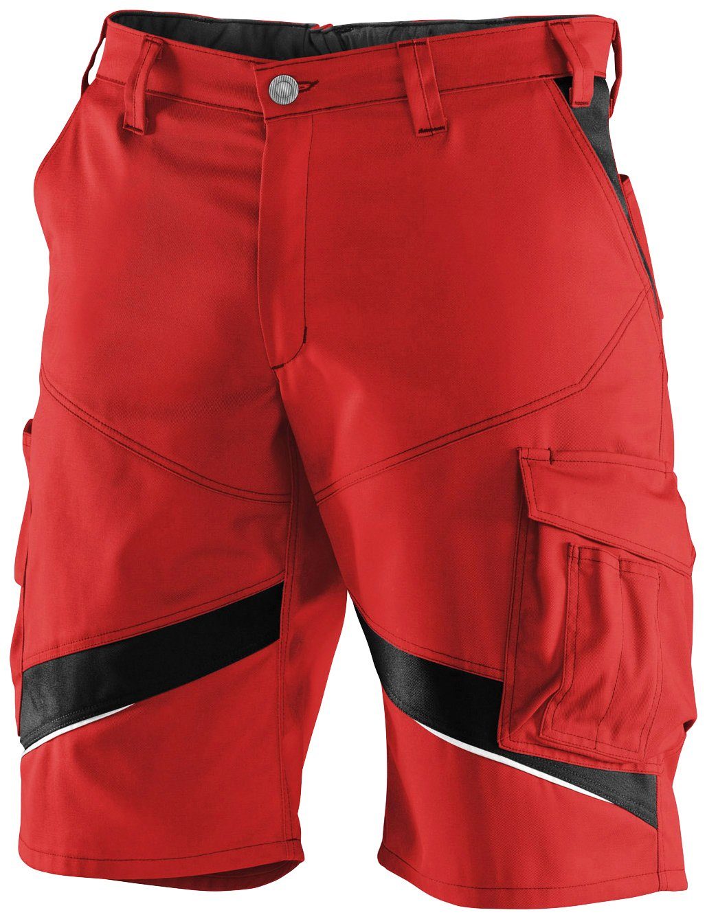 Kübler Arbeitsshorts ACTIVIQ ergonomisch rot-schwarz | Shorts