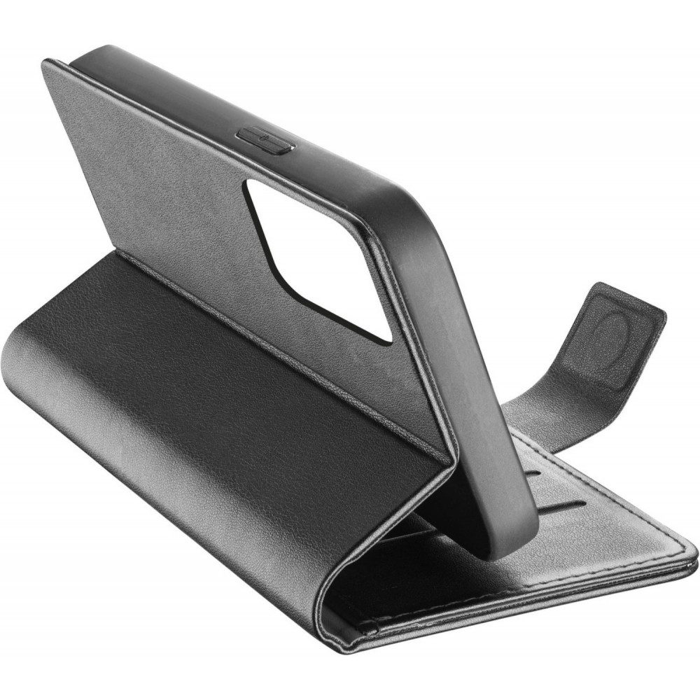 Handytasche Cellularline Book Agenda iPhone 15 Schwarz Cover
