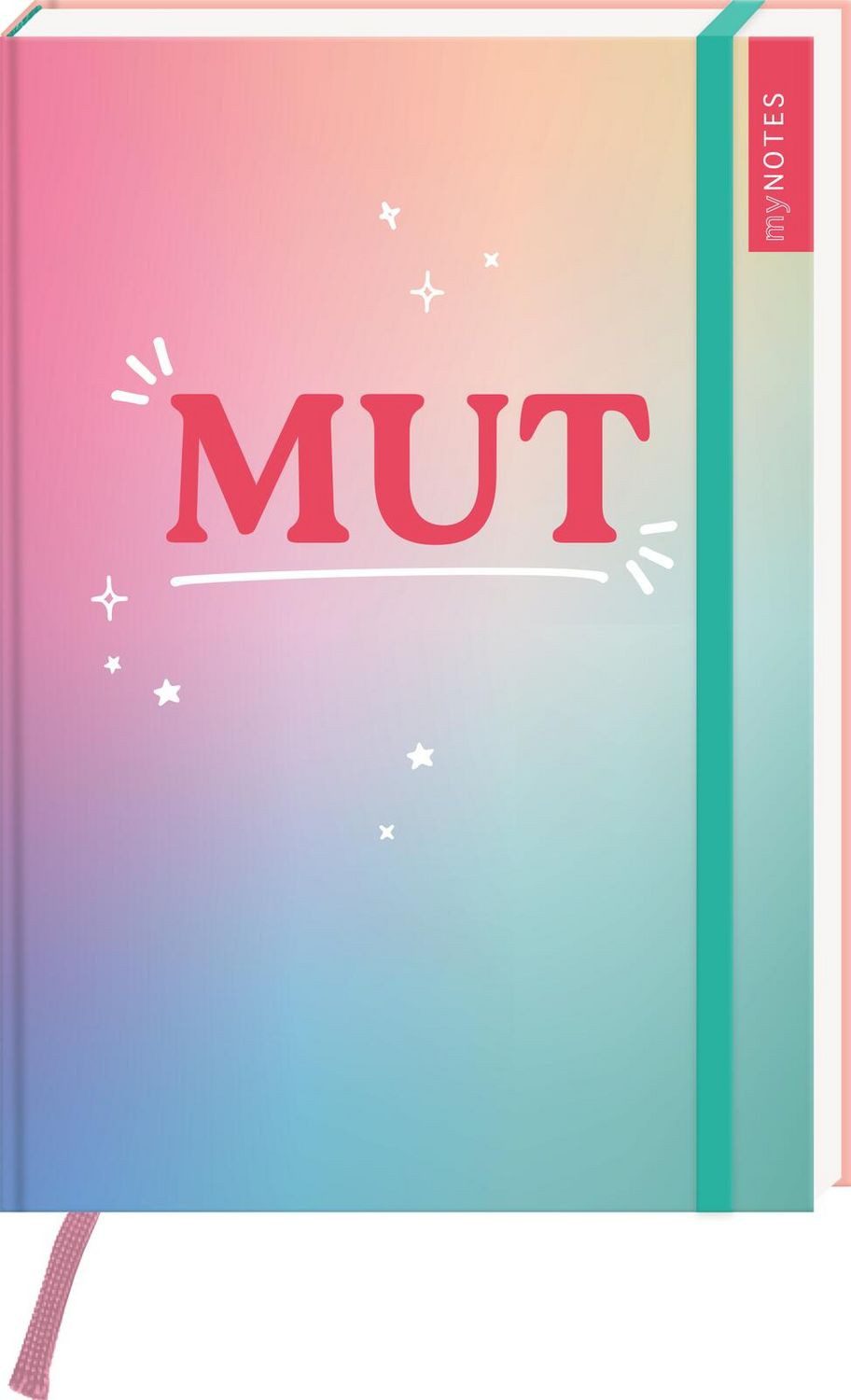 myNOTES Papeterie: Notizbuch A5 Mut / diverse