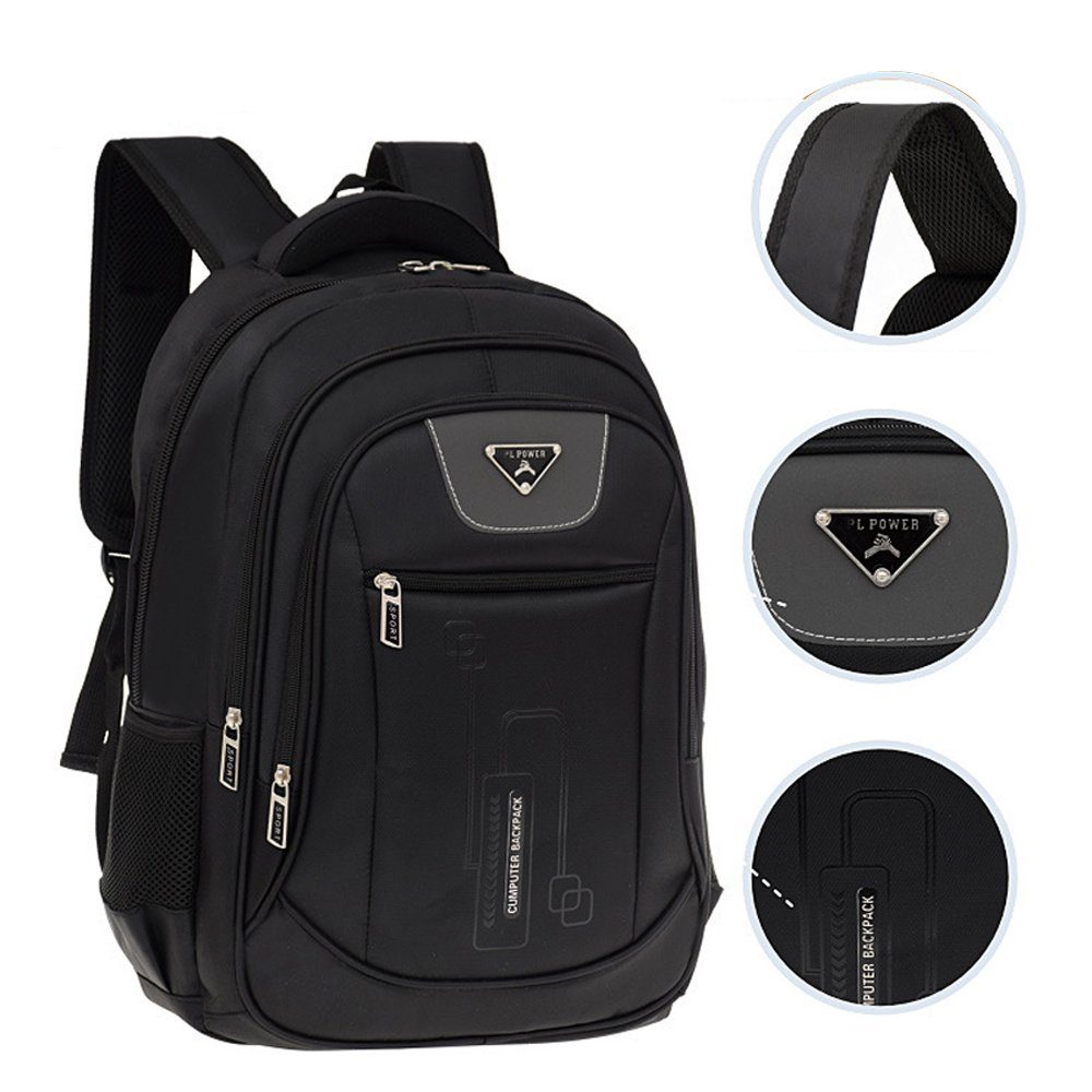 Schulrucksack), Wasserdicht 15.6 Backpack Reisen Rucksack (Laptop-Rucksäcke, Business Rucksack Bedee Zoll Rucksack für Laptop Notebook Großer Arbeit Herren für