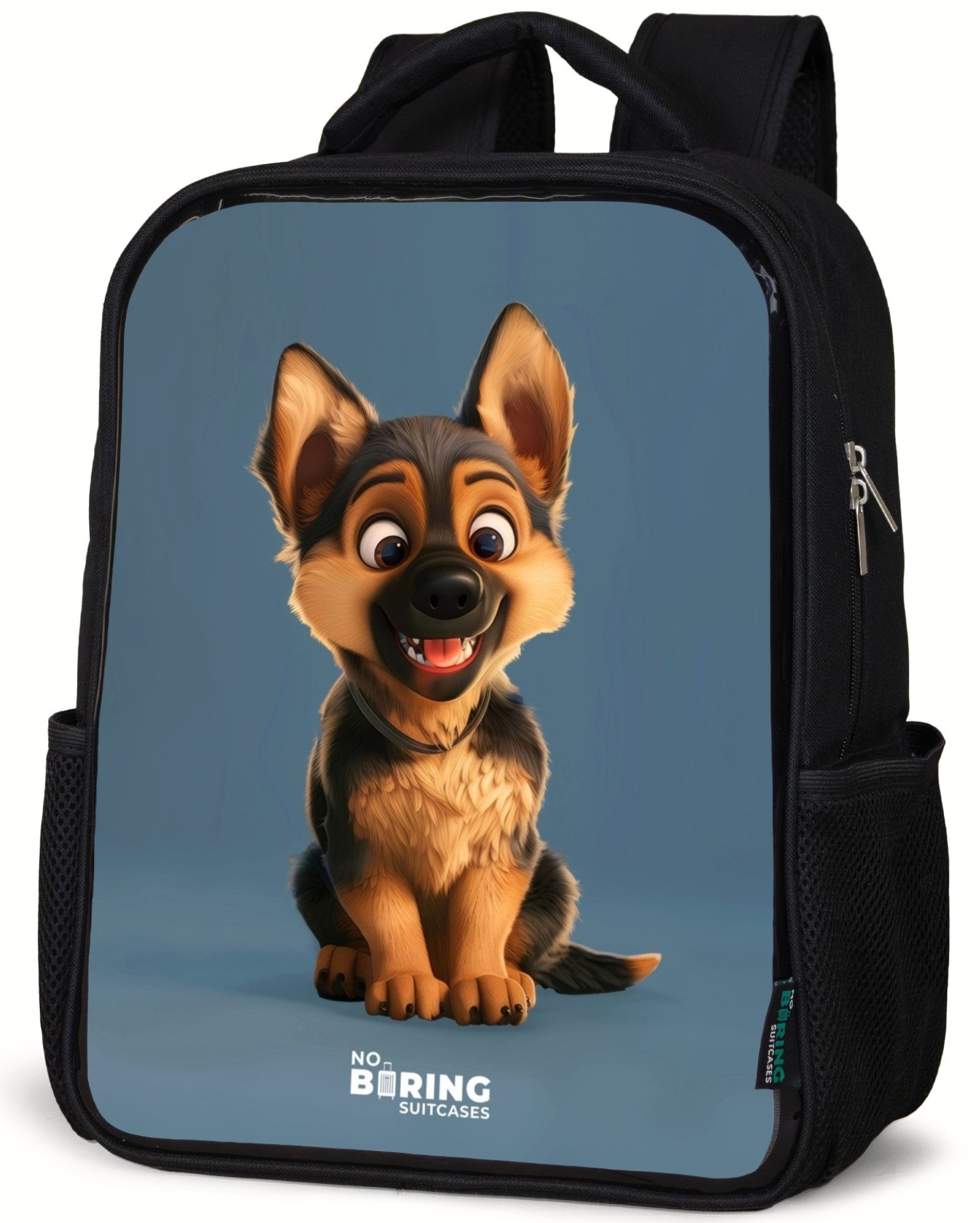 Rucksack Porträt eines Schäferhundwelpen