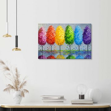 Posterlounge Leinwandbild Olha Darchuk, Jeder Baum ist besonders, Malerei