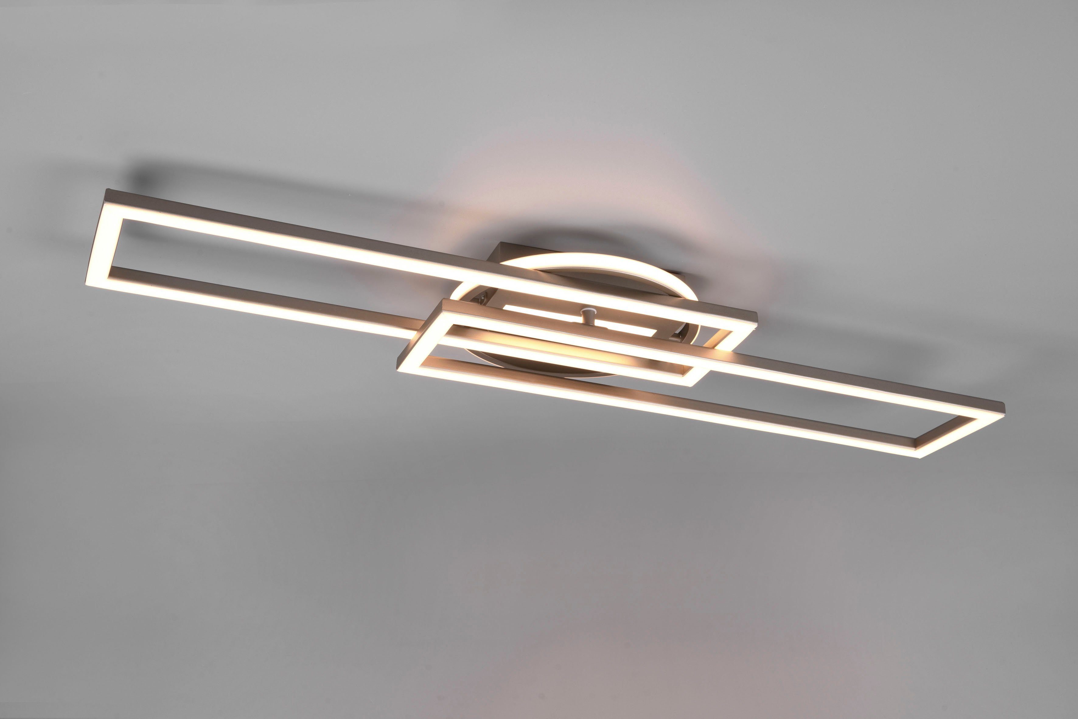 Reality Leuchten LED Deckenleuchte Twister, CCT - über Fernbedienung, Dimmf günstig online kaufen