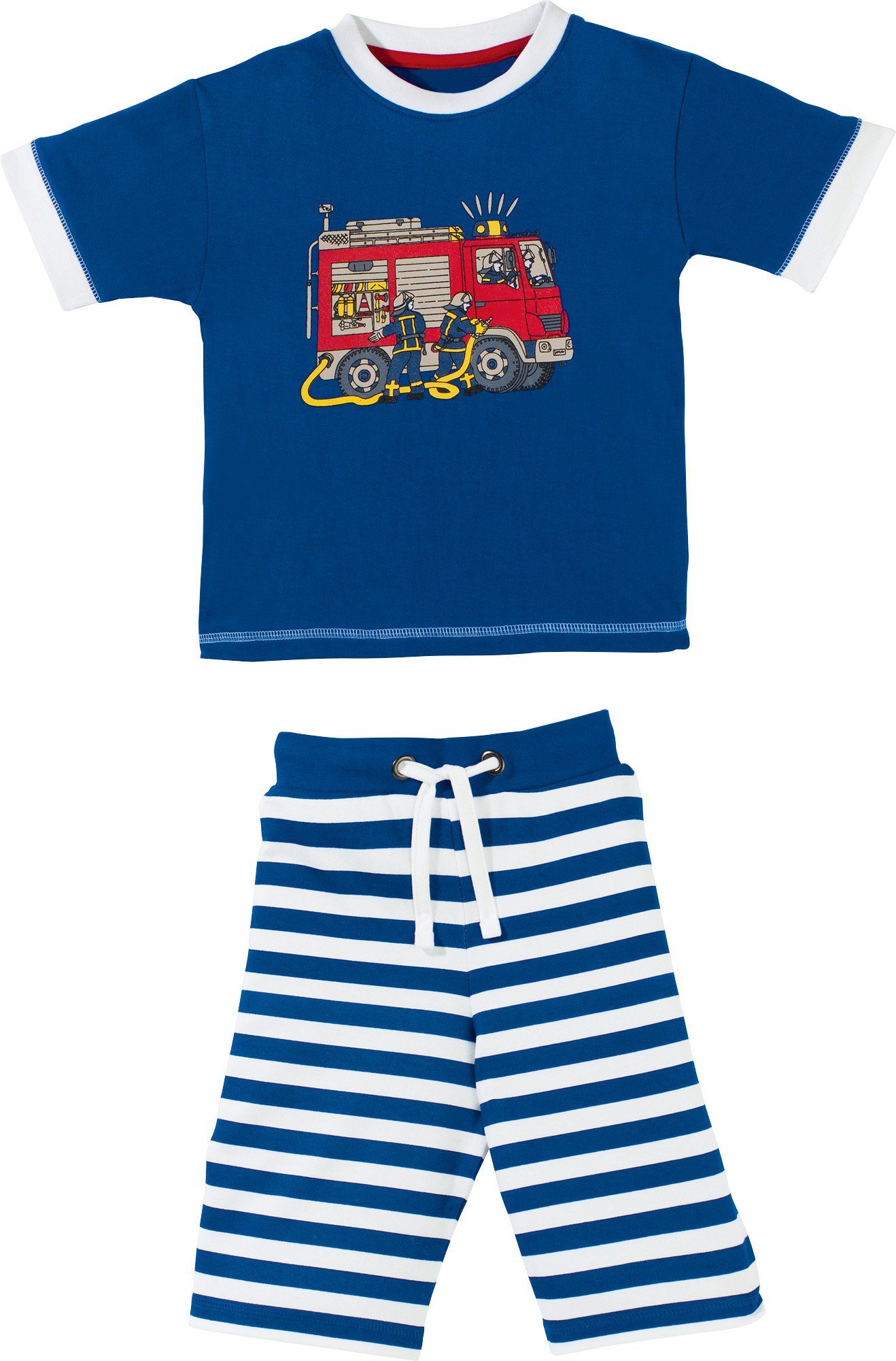 Erwin Müller Pyjama Kinder-Shorty Single-Jersey Streifen