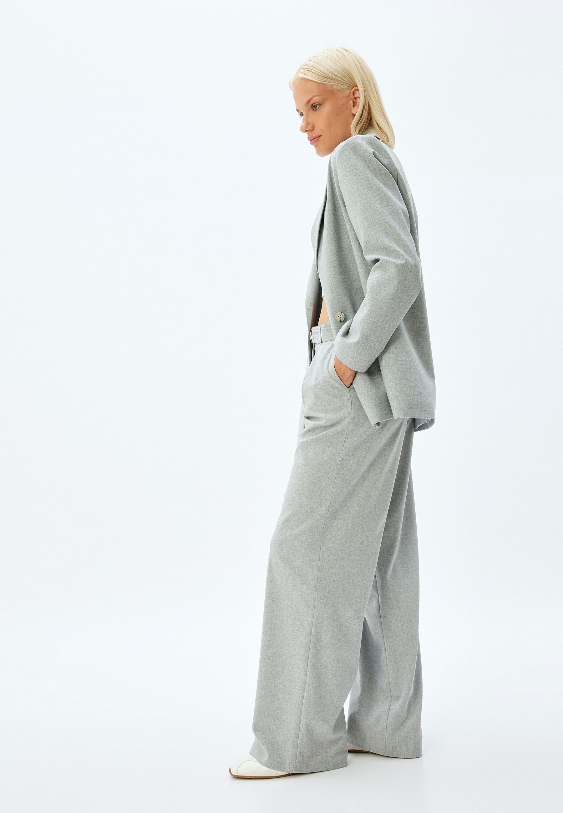 Koton Anzughose Normale Leibhöhe Straight günstig online kaufen