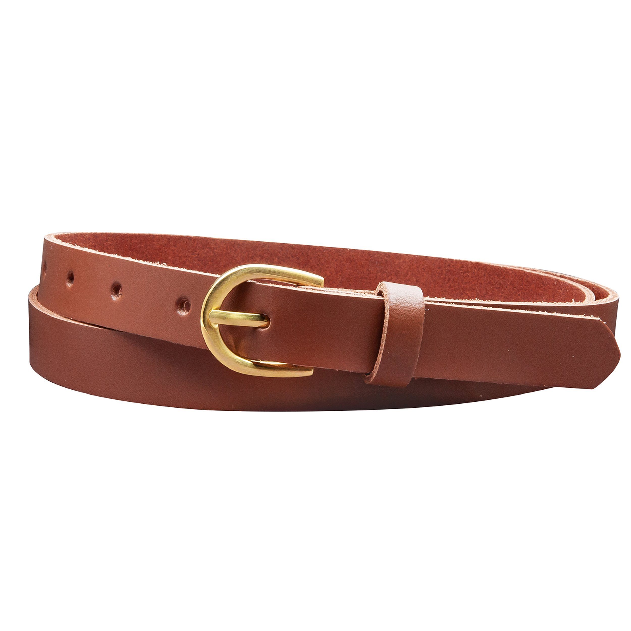 COLOGNEBELT Ledergürtel A10-SL echtes Leder, schmal, Damengürtel