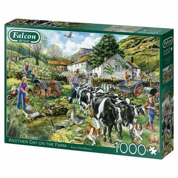 Jumbo Spiele Puzzle Falcon Another Day on the Farm 1000 Teile, 1000 Puzzleteile