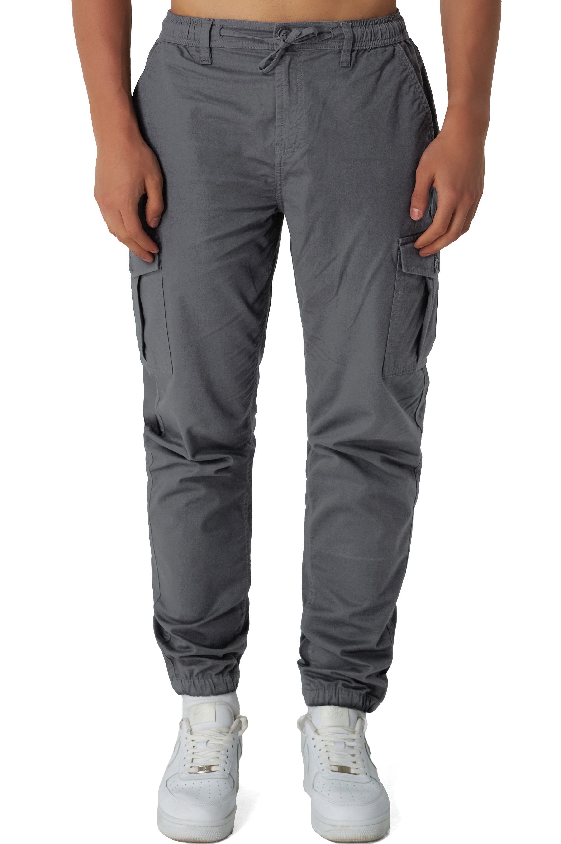 S&S Cargohose Cargohose Herren, Cargopants Sporthose mit aufgesetzten Taschen und Kordelzug