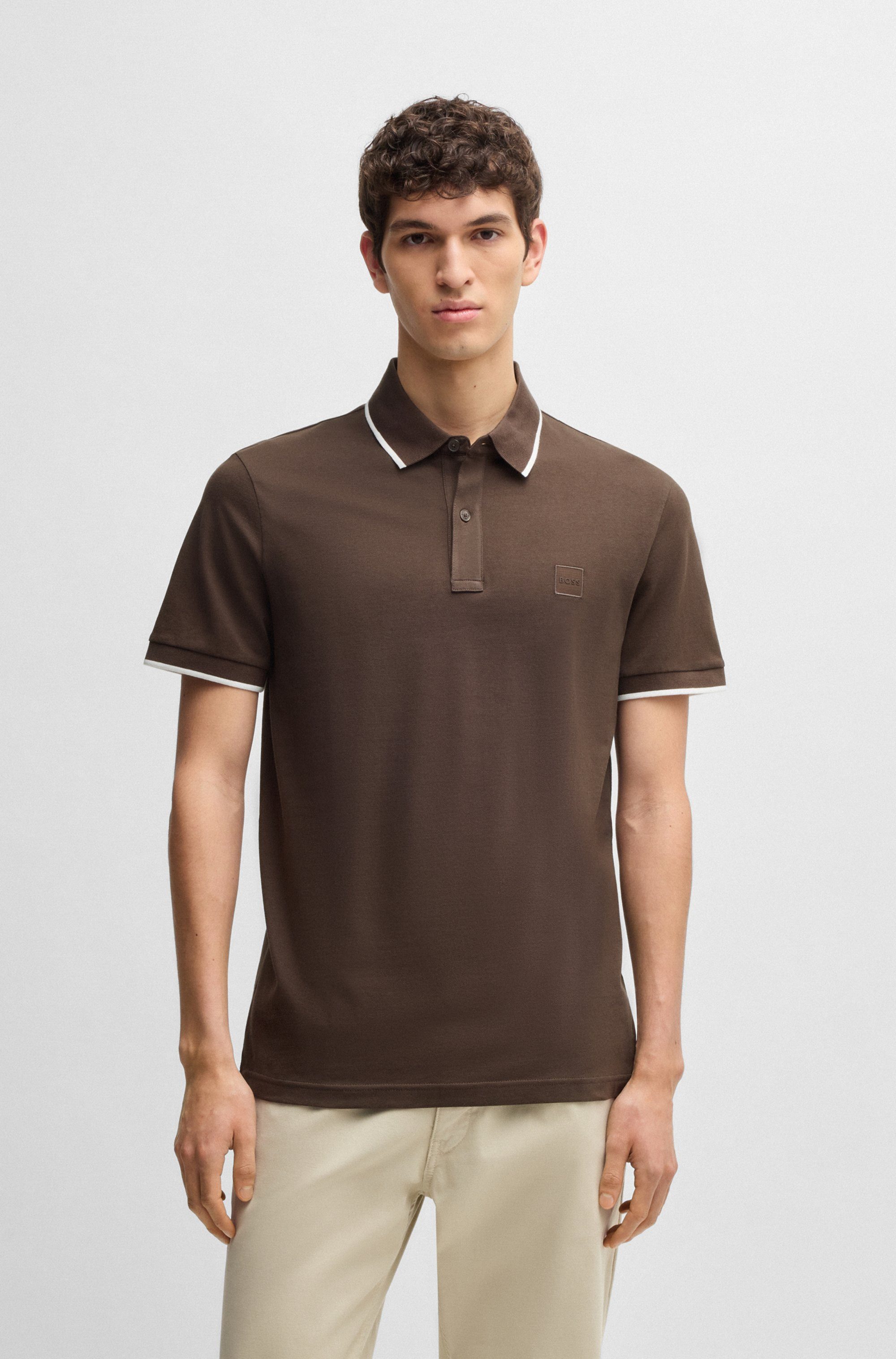 BOSS ORANGE Poloshirt Passertip mit BOSS günstig online kaufen