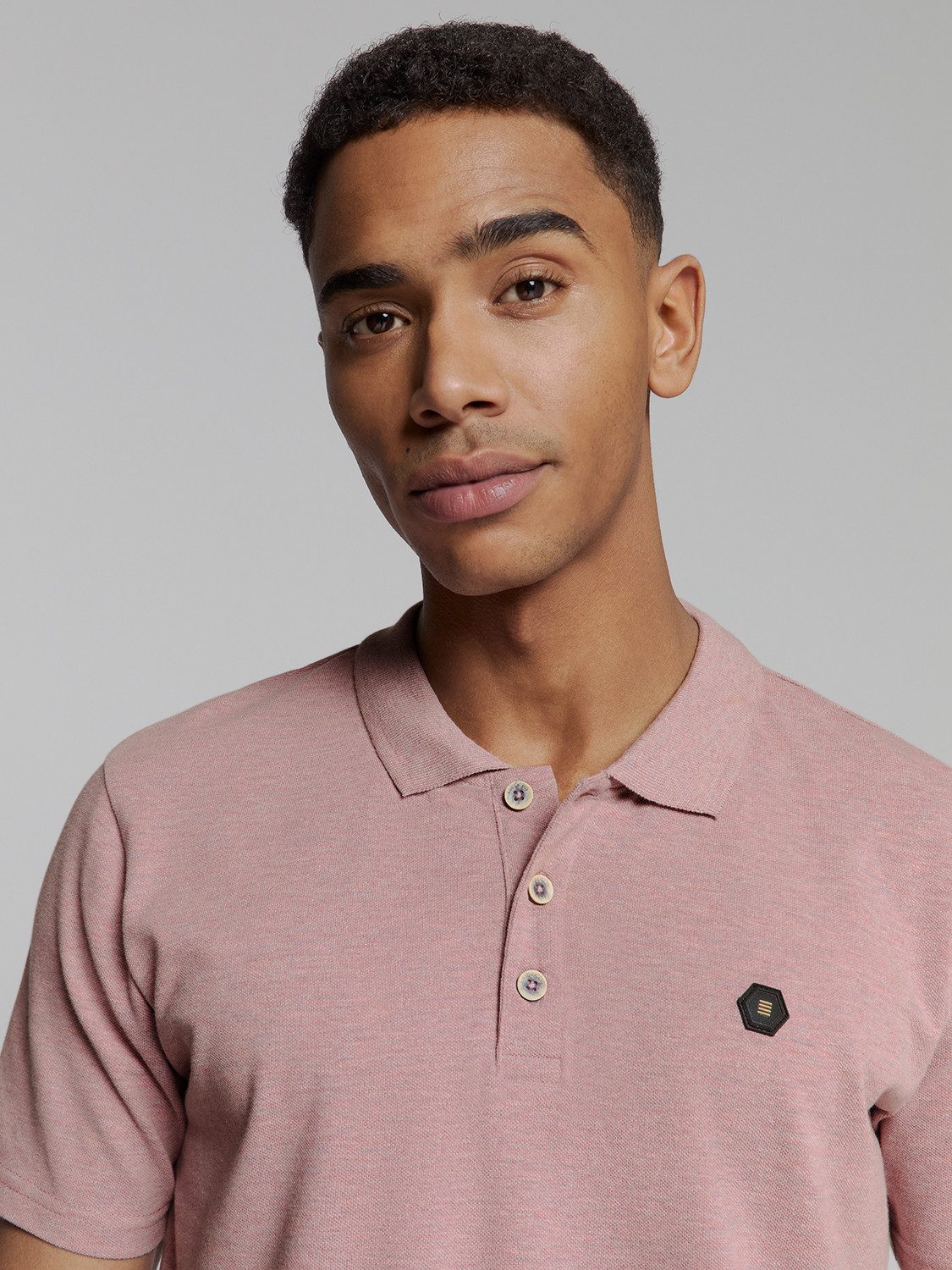 NO EXCESS Poloshirt No Excess Poloshirt Polo Melange