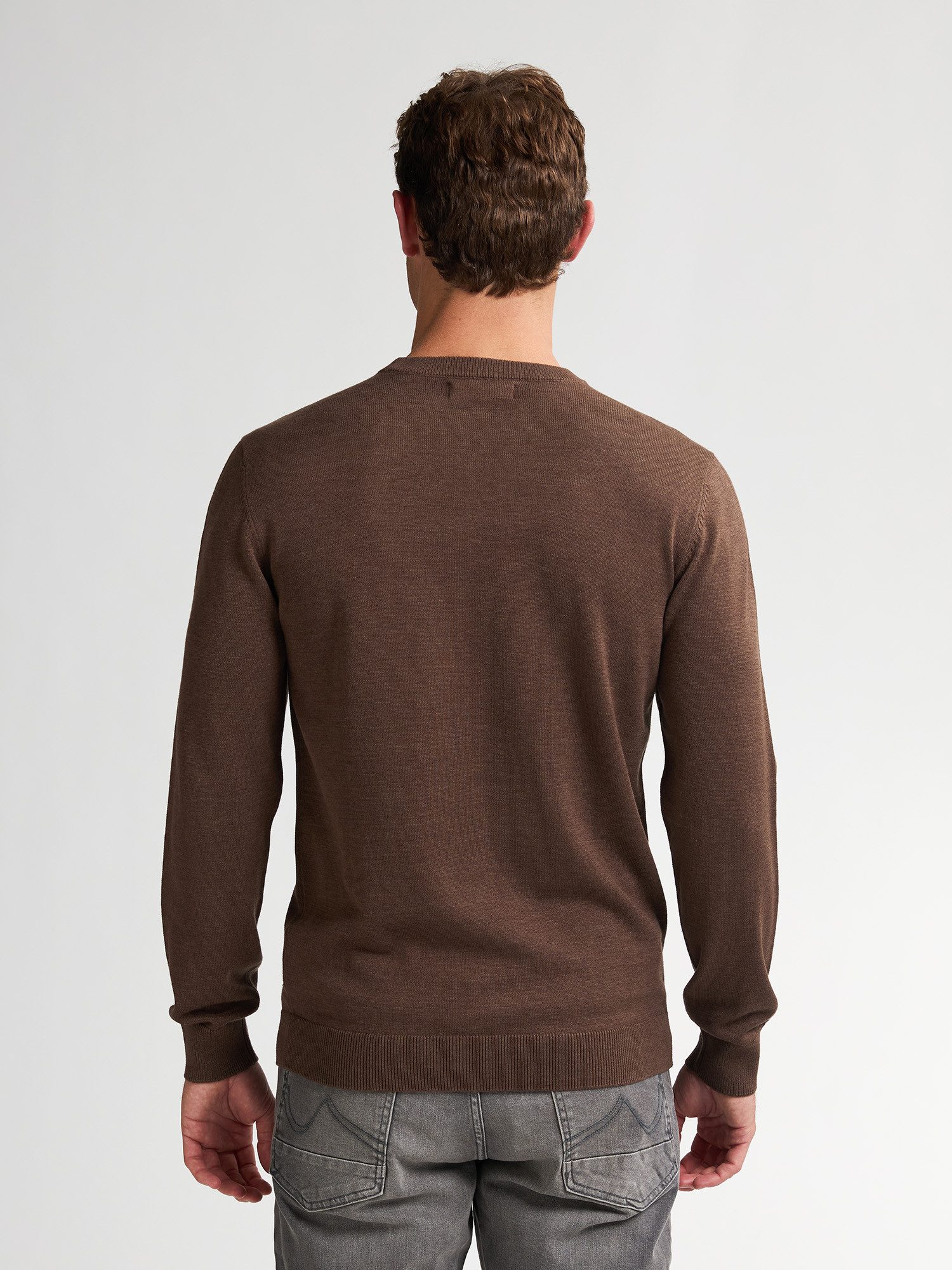 Petrol Industries Rundhalspullover Materialmix mit Baumwollanteil günstig online kaufen