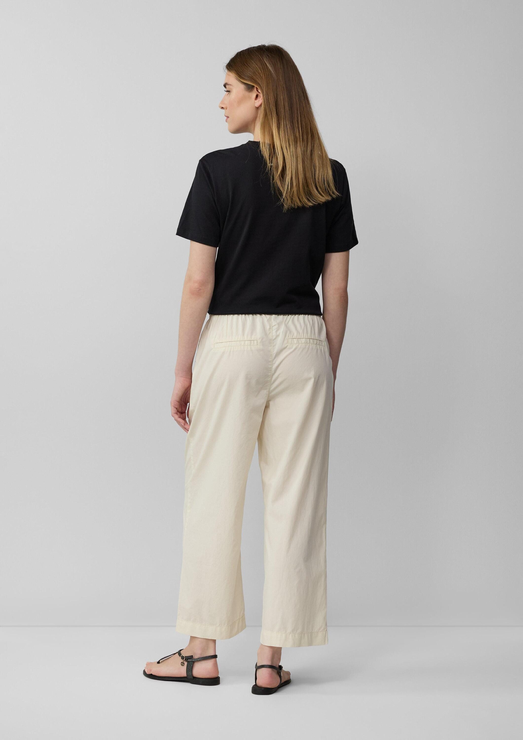 s.Oliver Culotte Hose Leichte Culotte im Relaxed Fit aus Baumwollmix