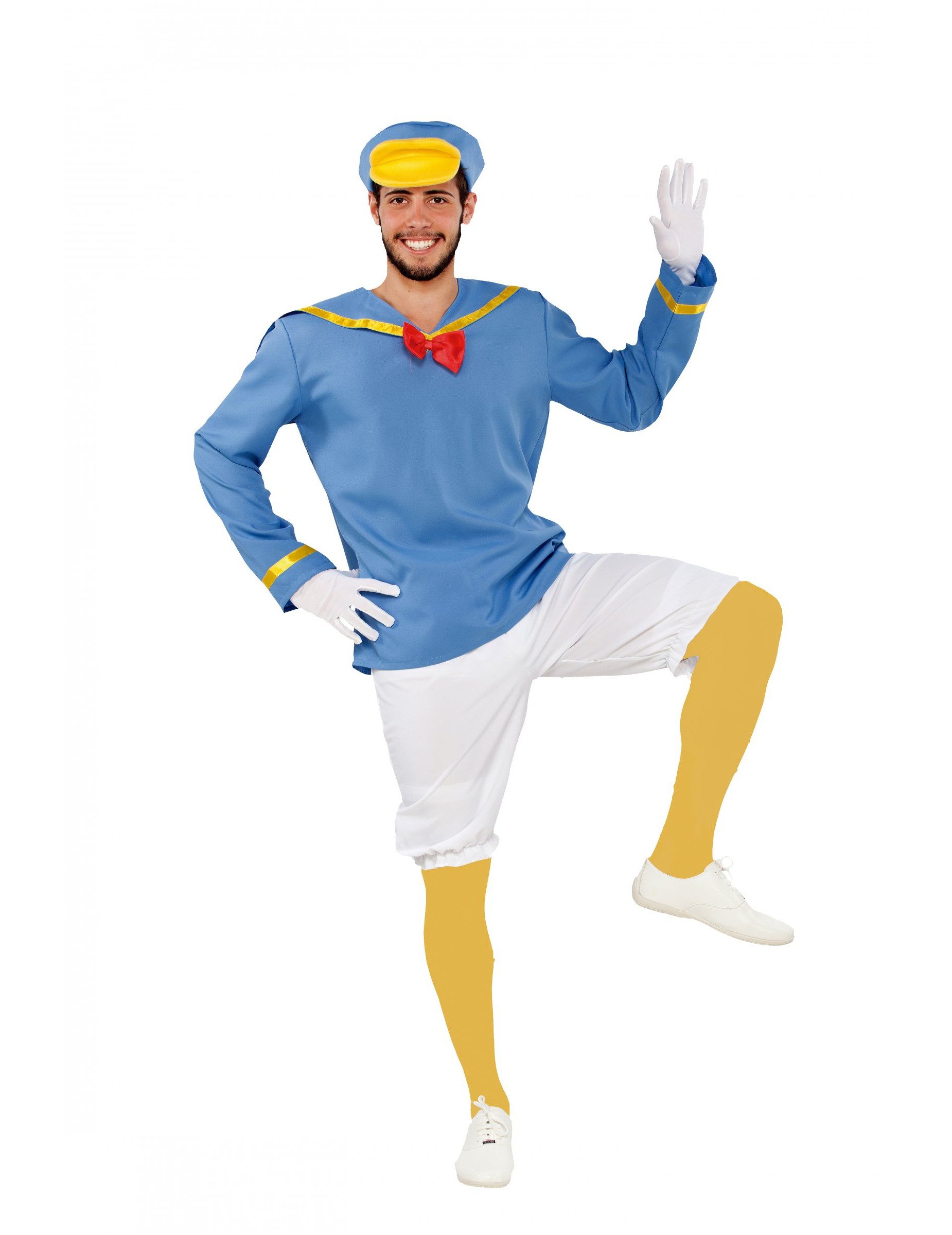 Kostüm Matrosen-Ente Herrenkostüm Faschingskostüm blau-weiss