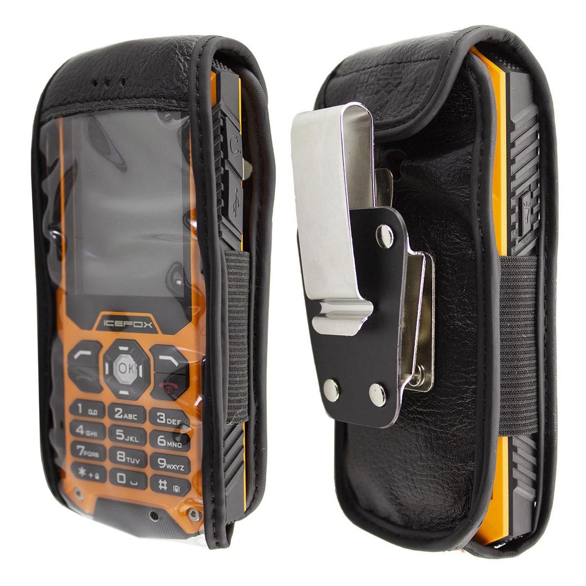 caseroxx Handytasche Noble-Line Ledertasche für Icefox Phone (Einzelartikel, 1-tlg., Noble-Line Ledertasche)