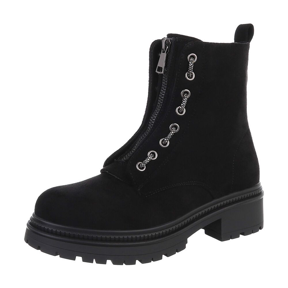Ital-Design Damen Freizeit Plateaustiefelette (87108871) Blockabsatz günstig online kaufen