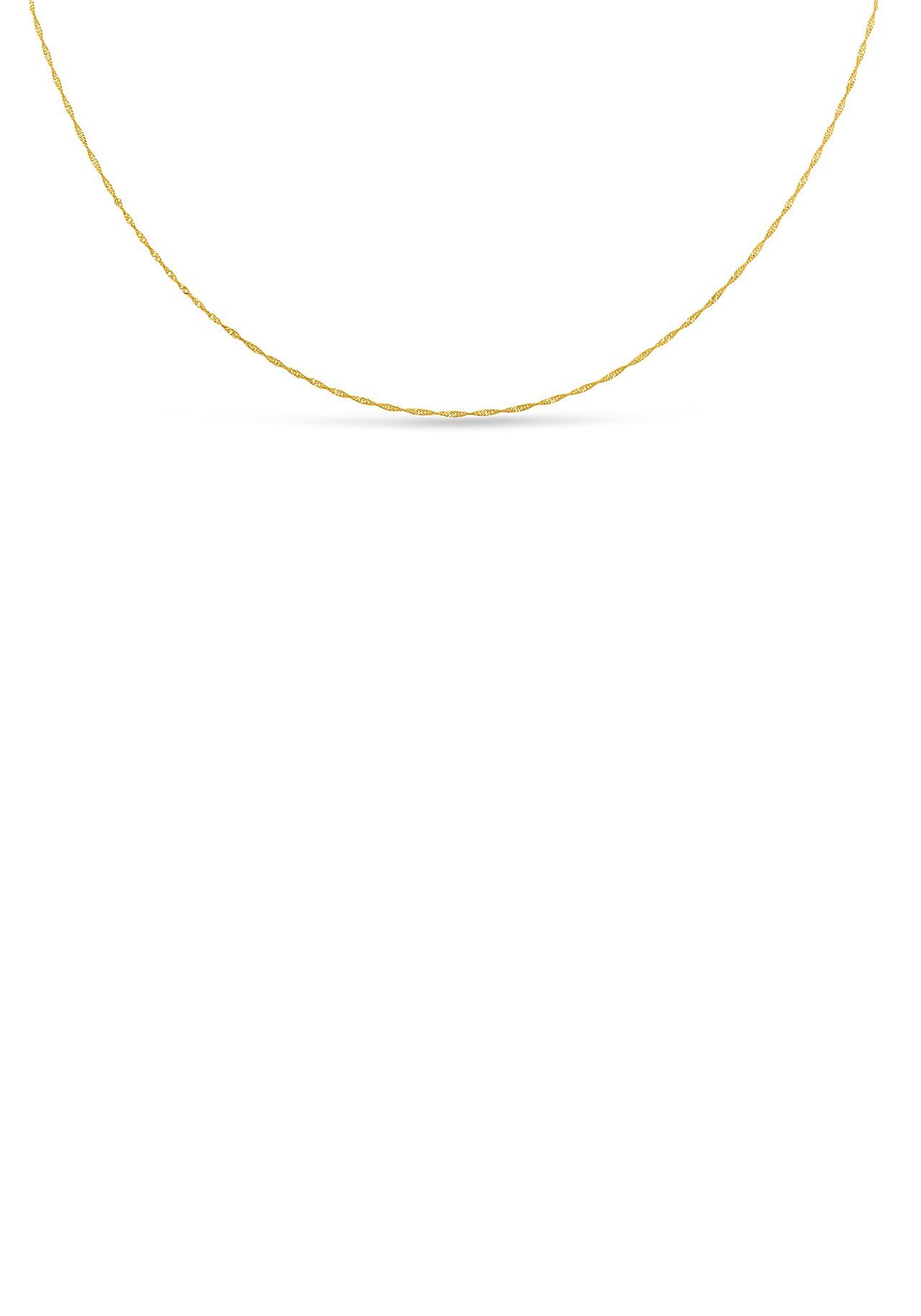 Firetti Collierkettchen Schmuck Geschenk Gold 333 oder 585 Singapurkettengl. 1,0 mm breit, Made in Germany