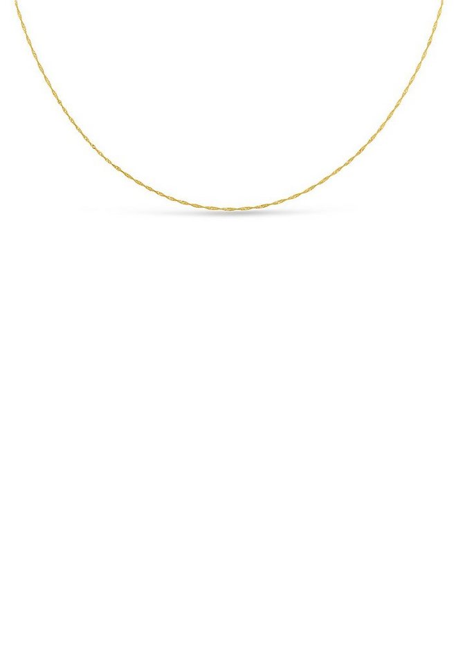 Firetti Collierkettchen Schmuck Geschenk Gold 333 Halsschmuck Halskette  Goldkette Singapur, zu Kleid, Shirt, Jeans, Sneaker! Anlass Geburtstag  Weihnachten