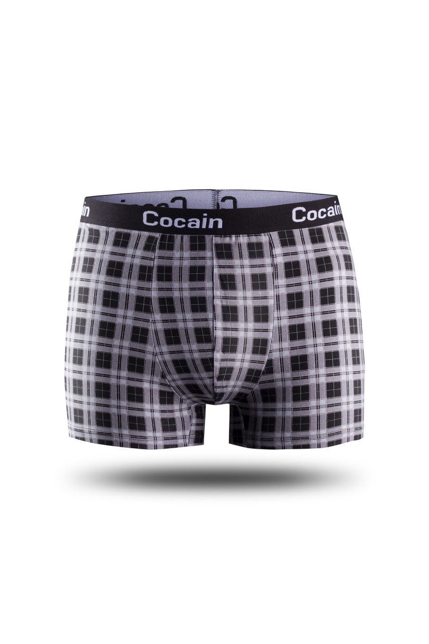 Cocain underwear Boxershorts 5 Boxershorts karierte farbig Herren Unterhose Boxer enge Pants Shorts (5er-Pack) Spitzenqualität aus Europa – Bild 5 von 5