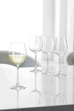 Nachtmann Weißweinglas Vivendi Weißweingläser 387 ml 4er Set, Kristallglas